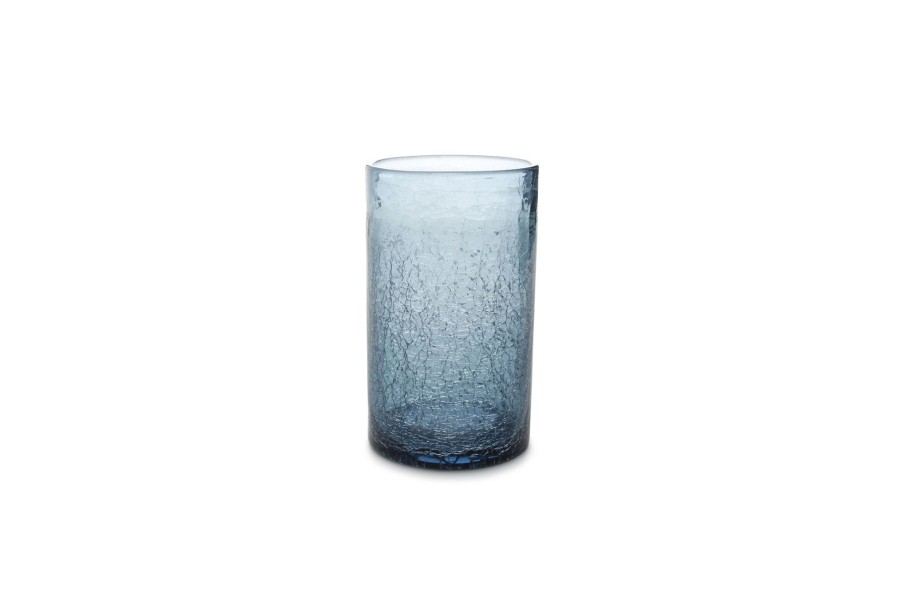 Drankje & Bar F·2·D | Glas 40Cl Blauw Crackle