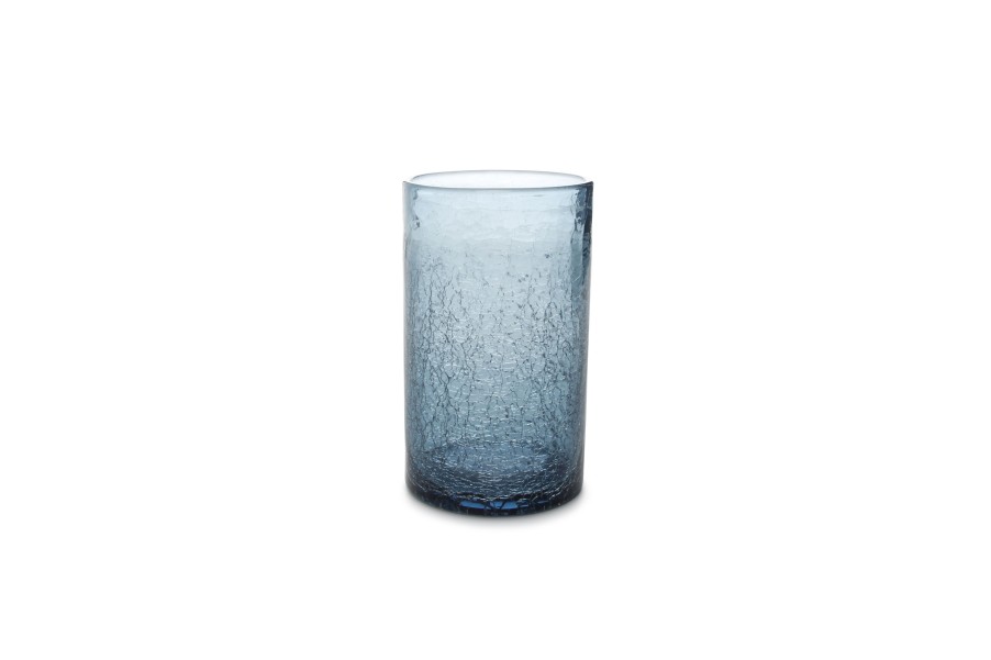 Drankje & Bar F·2·D | Glas 40Cl Blauw Crackle