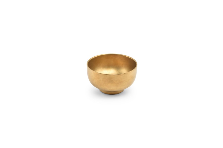 Tafelsetting en eten F·2·D | Kom 13Xh7.5Cm Dubbelwandige Vintage Gouden Host