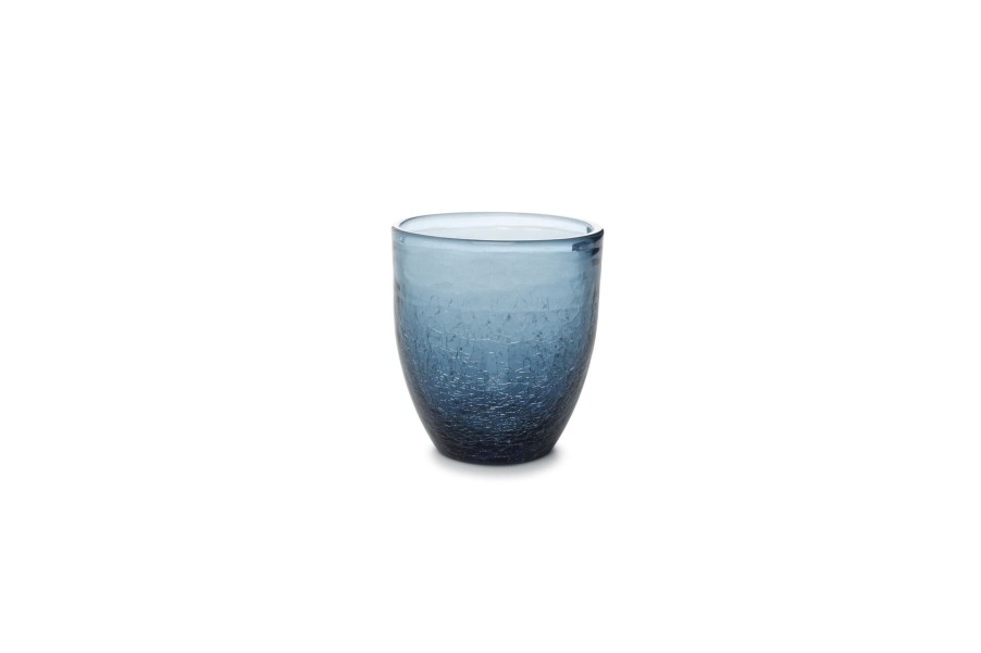 Drankje & Bar F·2·D | Glas 25Cl Blauw Crackle