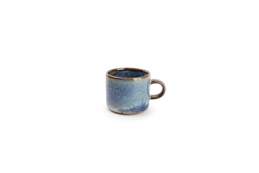 Koffie thee F·2·D | Mokkakop 9Cl Recht Blauw Nova