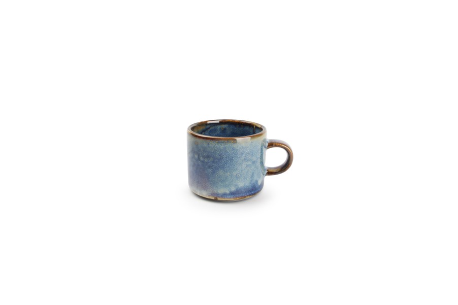 Koffie thee F·2·D | Mokkakop 9Cl Recht Blauw Nova